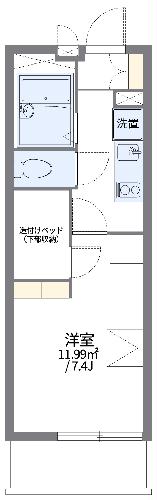 レオパレス石神井公園の間取り