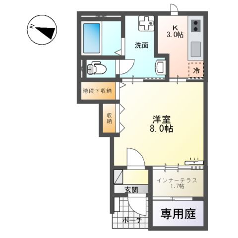 コンテ吉川の間取り