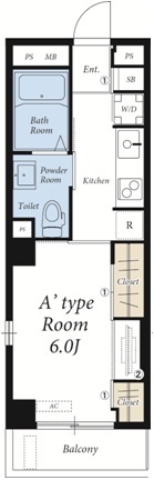 リブリ・ベレッツァの間取り
