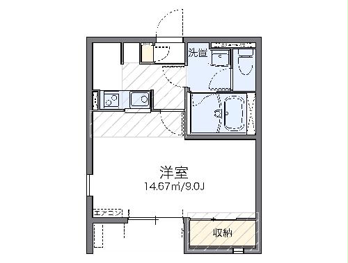レオネクストカーサ フローラの間取り