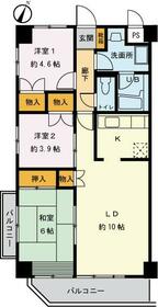 ディアコートの間取り