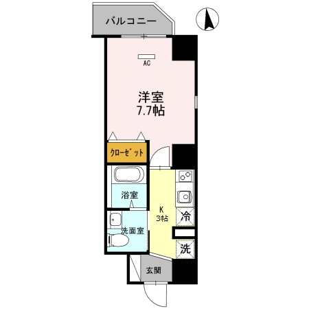プランドール梅田の間取り