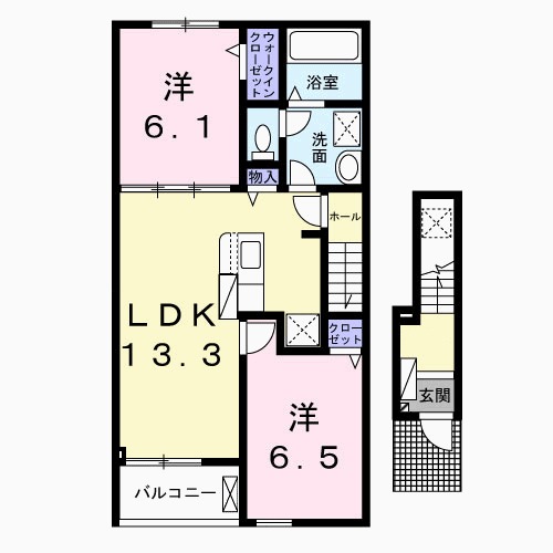 カーサ フェリーチェの間取り