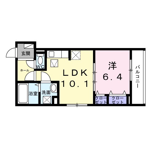 ローデア氷室の間取り