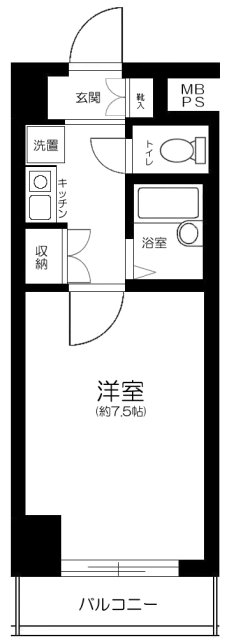 エクセリア文京池之端の間取り