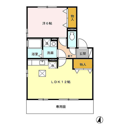 ステイブル Bの間取り