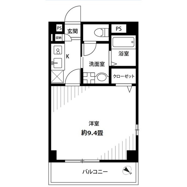 アンプルールフェール茂木の間取り