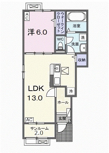 HaLu(ハル)の間取り