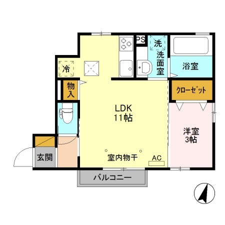 シャトルハイツの間取り