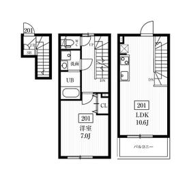 ミハス四谷三丁目の間取り