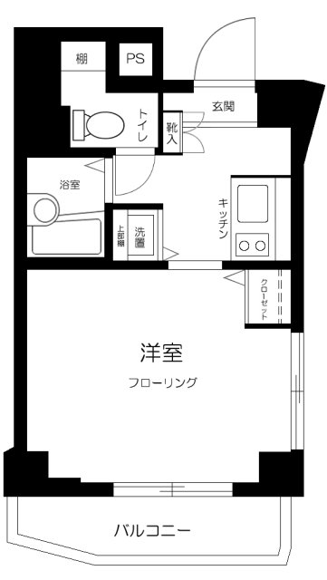 スカイコートヌーベル早稲田の間取り