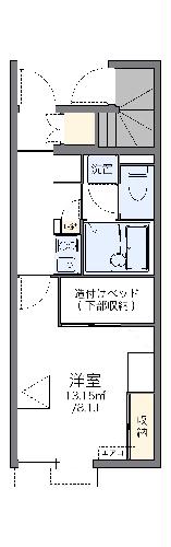 レオパレスプレジール町田の間取り
