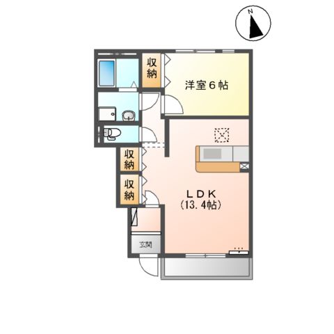 メルヴェーユの間取り