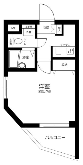 フェニックス西新宿壱番館の間取り