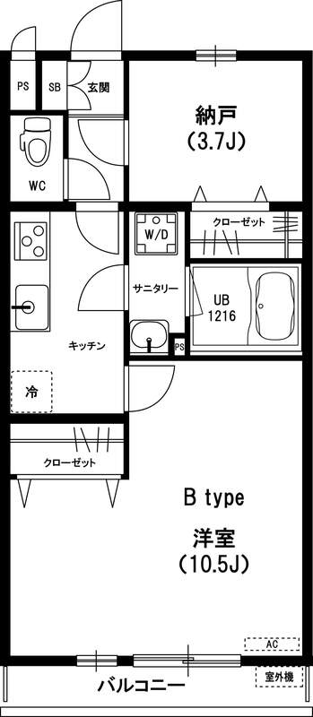 リブリ・百合ヶ丘の間取り