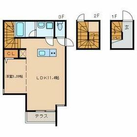 ミッドパーク代々木の間取り
