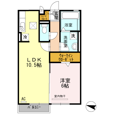 ブランフルールの間取り