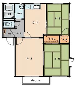 アーバンハイツAの間取り
