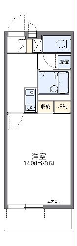 レオネクスト湘南山手館 Cの間取り