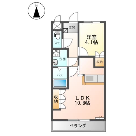 エスポアールの間取り