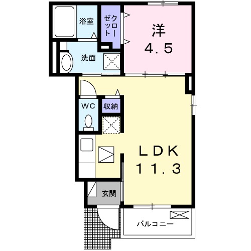 葵館の間取り