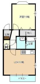 コリーナFの間取り