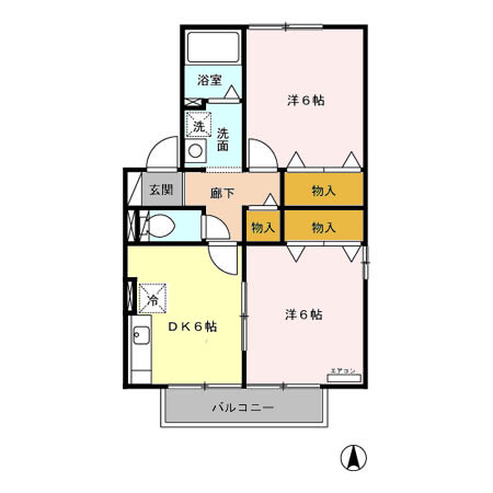 サニーウェル清里 Aの間取り