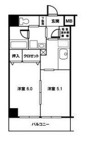 ザ ウエスト スクエアの間取り
