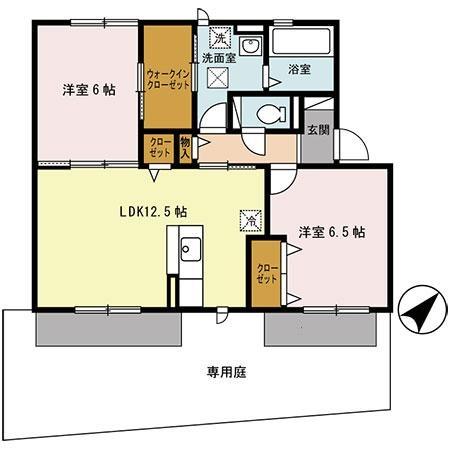 松韻舎 C棟の間取り