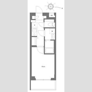 アゼスト柴又の間取り