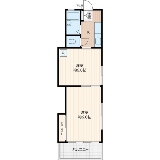 グリーンパレス毛呂の間取り