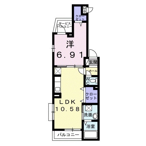 リエゾンの間取り