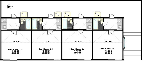 プラザドゥウィルシャーA棟の間取り
