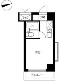 スカイコート八王子第3の間取り