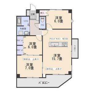 ハイムビーオールの間取り