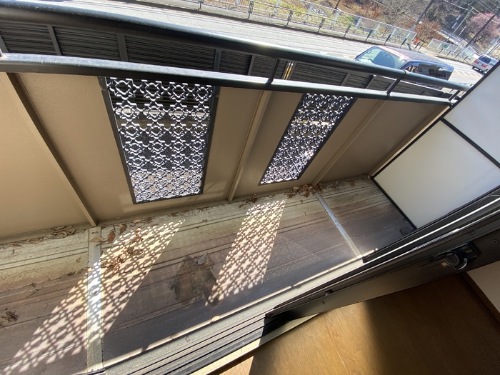 12/24 バルコニー