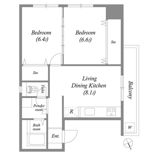 AQUILA三軒家東の間取り