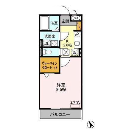 コンフォール.Ｋの間取り