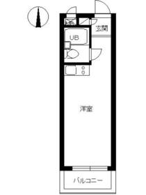 スカイコート新宿第2の間取り