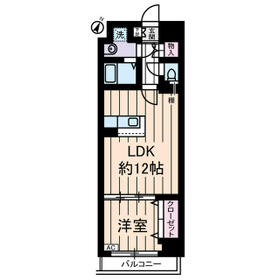 ＹＡＹＯＩ　ＣＯＵＲＴ・0906号室の間取り