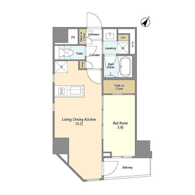 RESiA日本橋小伝馬町の間取り