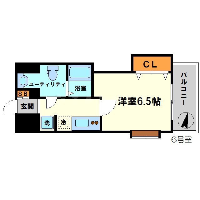 フレンシアノイエ東三国の間取り