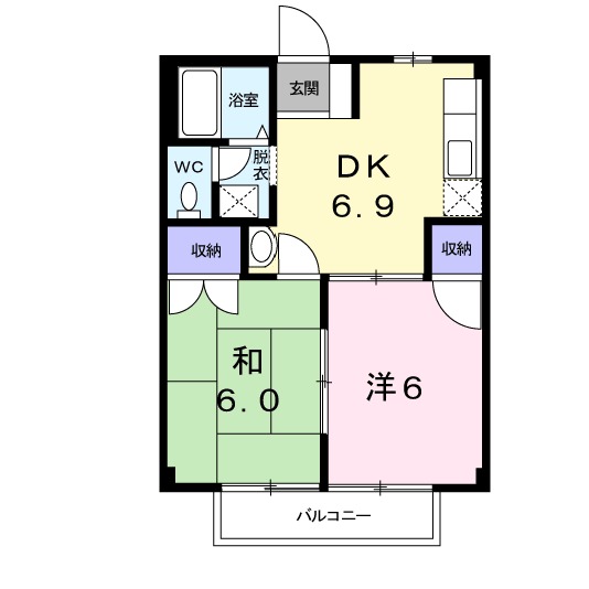 ニューシティ・ナヲの間取り