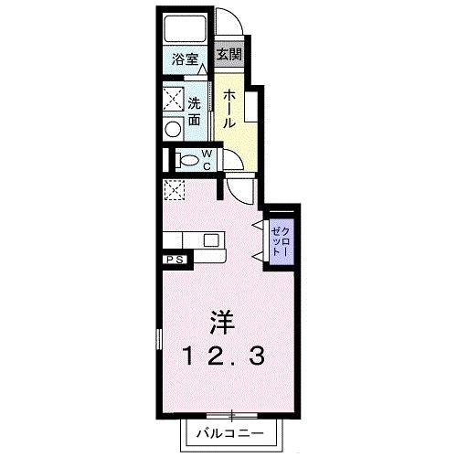 ハウディ五番町の間取り