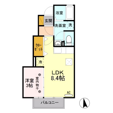 ヴィラ・ウッズ 2番館の間取り
