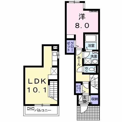 メゾンソレイユの間取り
