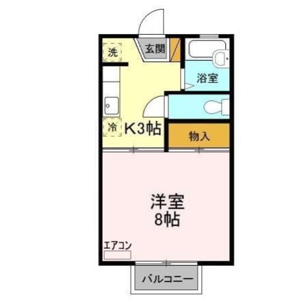 ライトハウス ⅠⅡの間取り