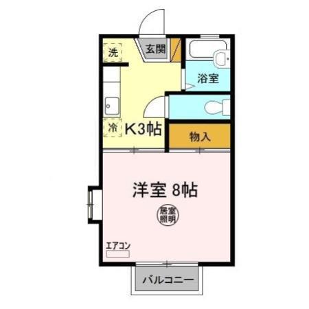 ライトハウス ⅠⅡの間取り