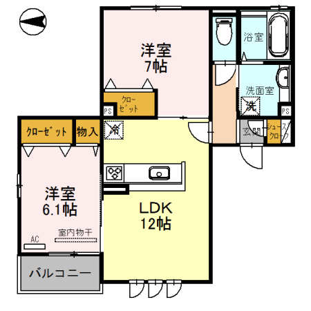 Ａｎｏｔｈｅｒ　Ｋの間取り