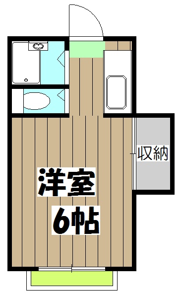 ハイツささやの間取り